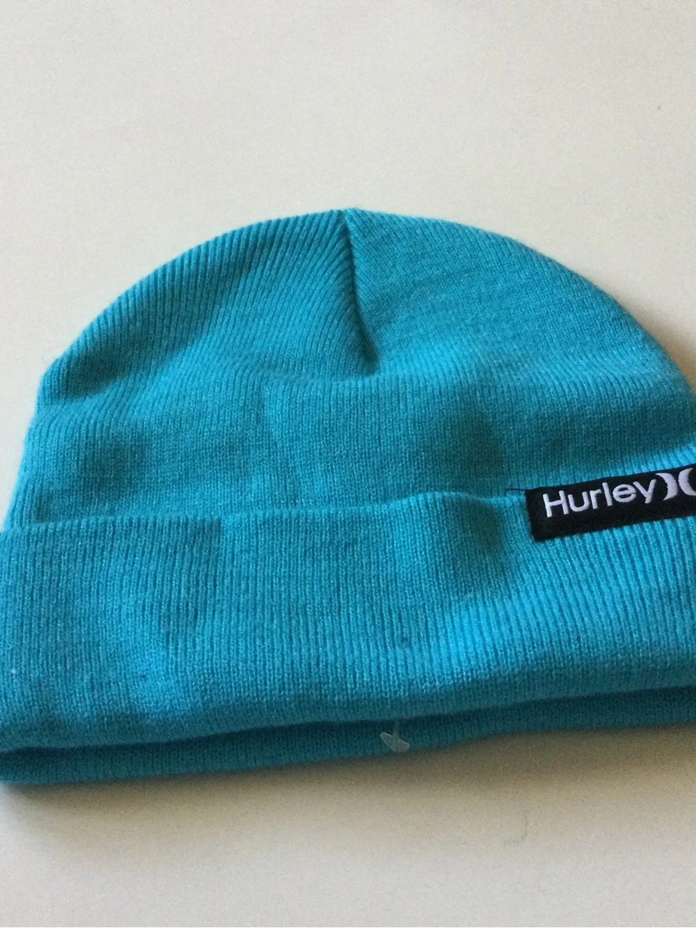 HURLEY YOUTH KNIT BEANIE TURQUOISE BLUE NWOT